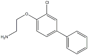 1-(2-aminoethoxy)-2-chloro-4-phenylbenzene 구조식 이미지