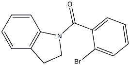 1-(2-bromobenzoyl)indoline 구조식 이미지