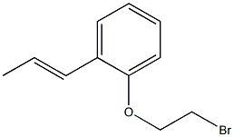 1-(2-bromoethoxy)-2-(prop-1-en-1-yl)benzene 구조식 이미지