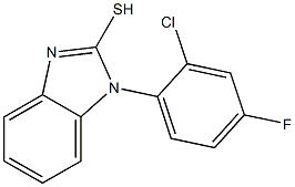 1-(2-chloro-4-fluorophenyl)-1H-1,3-benzodiazole-2-thiol Structure