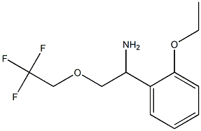 1-(2-ethoxyphenyl)-2-(2,2,2-trifluoroethoxy)ethanamine 구조식 이미지