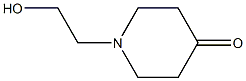 1-(2-hydroxyethyl)piperidin-4-one 구조식 이미지