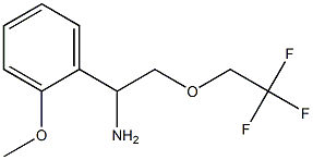 1-(2-methoxyphenyl)-2-(2,2,2-trifluoroethoxy)ethanamine Structure