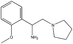1-(2-methoxyphenyl)-2-pyrrolidin-1-ylethanamine Structure