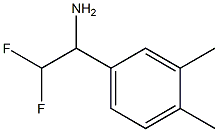 1-(3,4-dimethylphenyl)-2,2-difluoroethan-1-amine Structure