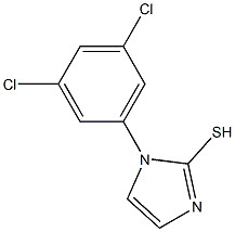 1-(3,5-dichlorophenyl)-1H-imidazole-2-thiol 구조식 이미지