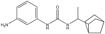 1-(3-aminophenyl)-3-(1-{bicyclo[2.2.1]heptan-2-yl}ethyl)urea Structure