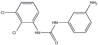 1-(3-aminophenyl)-3-(2,3-dichlorophenyl)urea 구조식 이미지
