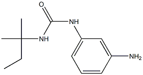 1-(3-aminophenyl)-3-(2-methylbutan-2-yl)urea 구조식 이미지