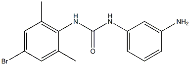 1-(3-aminophenyl)-3-(4-bromo-2,6-dimethylphenyl)urea 구조식 이미지