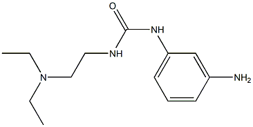 1-(3-aminophenyl)-3-[2-(diethylamino)ethyl]urea Structure