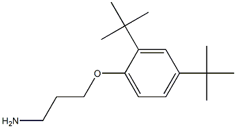 1-(3-aminopropoxy)-2,4-di-tert-butylbenzene 구조식 이미지