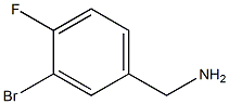 1-(3-bromo-4-fluorophenyl)methanamine Structure