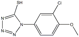 1-(3-chloro-4-methoxyphenyl)-1H-1,2,3,4-tetrazole-5-thiol Structure