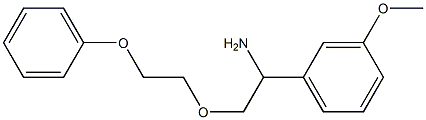 1-(3-methoxyphenyl)-2-(2-phenoxyethoxy)ethan-1-amine Structure
