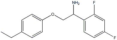 1-[1-amino-2-(4-ethylphenoxy)ethyl]-2,4-difluorobenzene 구조식 이미지