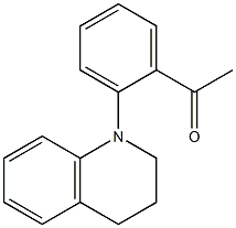 1-[2-(1,2,3,4-tetrahydroquinolin-1-yl)phenyl]ethan-1-one Structure