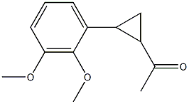 1-[2-(2,3-dimethoxyphenyl)cyclopropyl]ethan-1-one Structure
