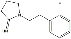 1-[2-(2-fluorophenyl)ethyl]pyrrolidin-2-imine 구조식 이미지