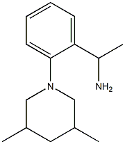 1-[2-(3,5-dimethylpiperidin-1-yl)phenyl]ethan-1-amine 구조식 이미지