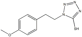 1-[2-(4-methoxyphenyl)ethyl]-1H-1,2,3,4-tetrazole-5-thiol Structure