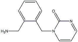 1-[2-(aminomethyl)benzyl]pyrimidin-2(1H)-one 구조식 이미지