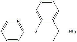 1-[2-(pyridin-2-ylsulfanyl)phenyl]ethan-1-amine 구조식 이미지