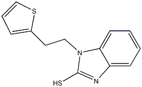 1-[2-(thiophen-2-yl)ethyl]-1H-1,3-benzodiazole-2-thiol 구조식 이미지