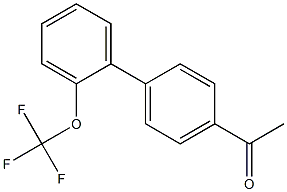 1-[2'-(trifluoromethoxy)-1,1'-biphenyl-4-yl]ethanone Structure