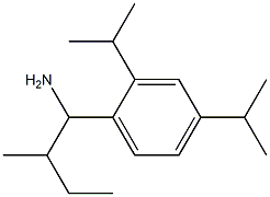 1-[2,4-bis(propan-2-yl)phenyl]-2-methylbutan-1-amine Structure