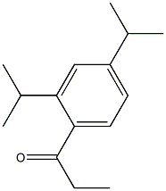 1-[2,4-bis(propan-2-yl)phenyl]propan-1-one Structure