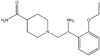 1-[2-amino-2-(2-ethoxyphenyl)ethyl]piperidine-4-carboxamide Structure