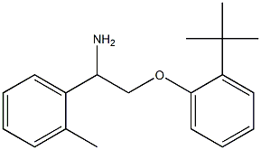 1-[2-amino-2-(2-methylphenyl)ethoxy]-2-tert-butylbenzene Structure