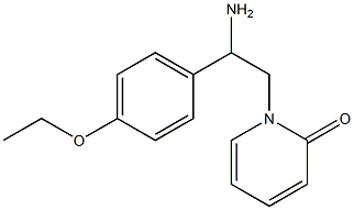 1-[2-amino-2-(4-ethoxyphenyl)ethyl]pyridin-2(1H)-one 구조식 이미지