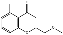 1-[2-fluoro-6-(2-methoxyethoxy)phenyl]ethan-1-one Structure