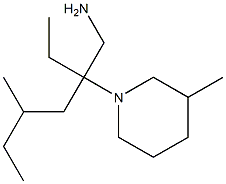 1-[3-(aminomethyl)-5-methylheptan-3-yl]-3-methylpiperidine Structure