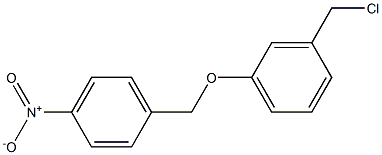 1-[3-(chloromethyl)phenoxymethyl]-4-nitrobenzene Structure