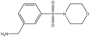 1-[3-(morpholin-4-ylsulfonyl)phenyl]methanamine Structure