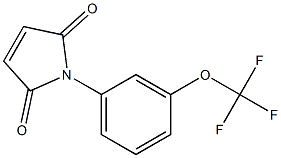 1-[3-(trifluoromethoxy)phenyl]-2,5-dihydro-1H-pyrrole-2,5-dione 구조식 이미지
