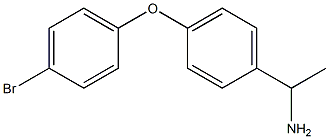 1-[4-(4-bromophenoxy)phenyl]ethan-1-amine 구조식 이미지