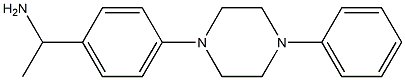 1-[4-(4-phenylpiperazin-1-yl)phenyl]ethan-1-amine Structure