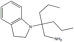 1-[4-(aminomethyl)heptan-4-yl]-2,3-dihydro-1H-indole Structure