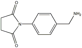 1-[4-(aminomethyl)phenyl]pyrrolidine-2,5-dione 구조식 이미지