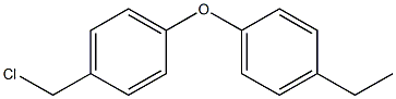 1-[4-(chloromethyl)phenoxy]-4-ethylbenzene Structure