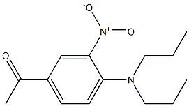 1-[4-(dipropylamino)-3-nitrophenyl]ethan-1-one Structure