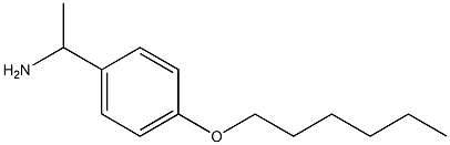 1-[4-(hexyloxy)phenyl]ethan-1-amine 구조식 이미지