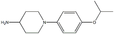 1-[4-(propan-2-yloxy)phenyl]piperidin-4-amine Structure