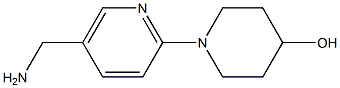 1-[5-(aminomethyl)pyridin-2-yl]piperidin-4-ol Structure