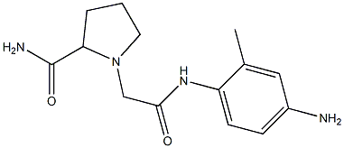 1-{[(4-amino-2-methylphenyl)carbamoyl]methyl}pyrrolidine-2-carboxamide Structure