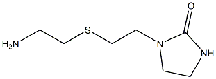 1-{2-[(2-aminoethyl)sulfanyl]ethyl}imidazolidin-2-one 구조식 이미지